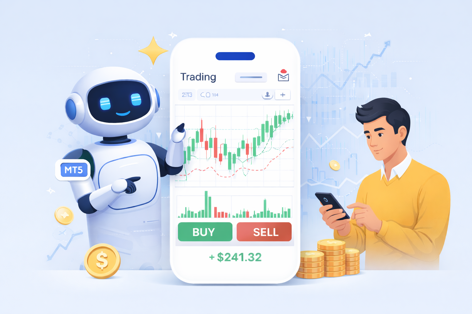 SF Capital trading platform dashboard showing advanced financial charts and trading tools
